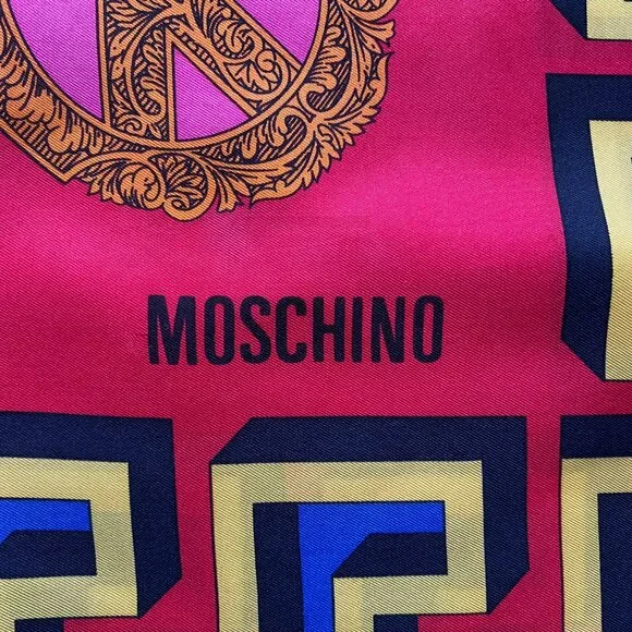 Moschino Vintage Silk Scarf - Picture 3 of 4
